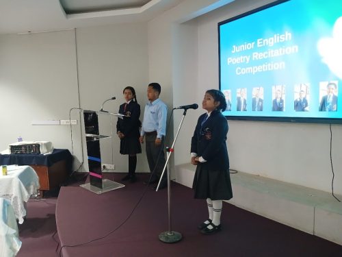 Junior Inter House English Poetry Recitiation Competition 2025-26